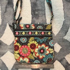 Vera Bradley Triple Zipper Hipster